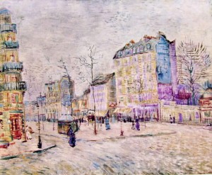 Vincent van Gogh: Il boulevard de Clichy, Amsterdam Rijksmuseum V. V. G.